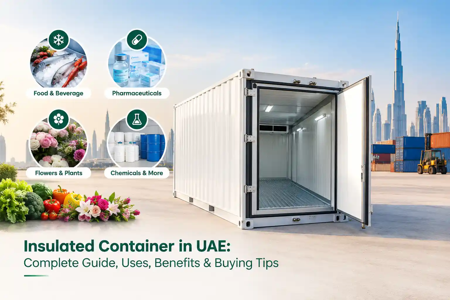 Insulated container in UAE for temperature-controlled storage